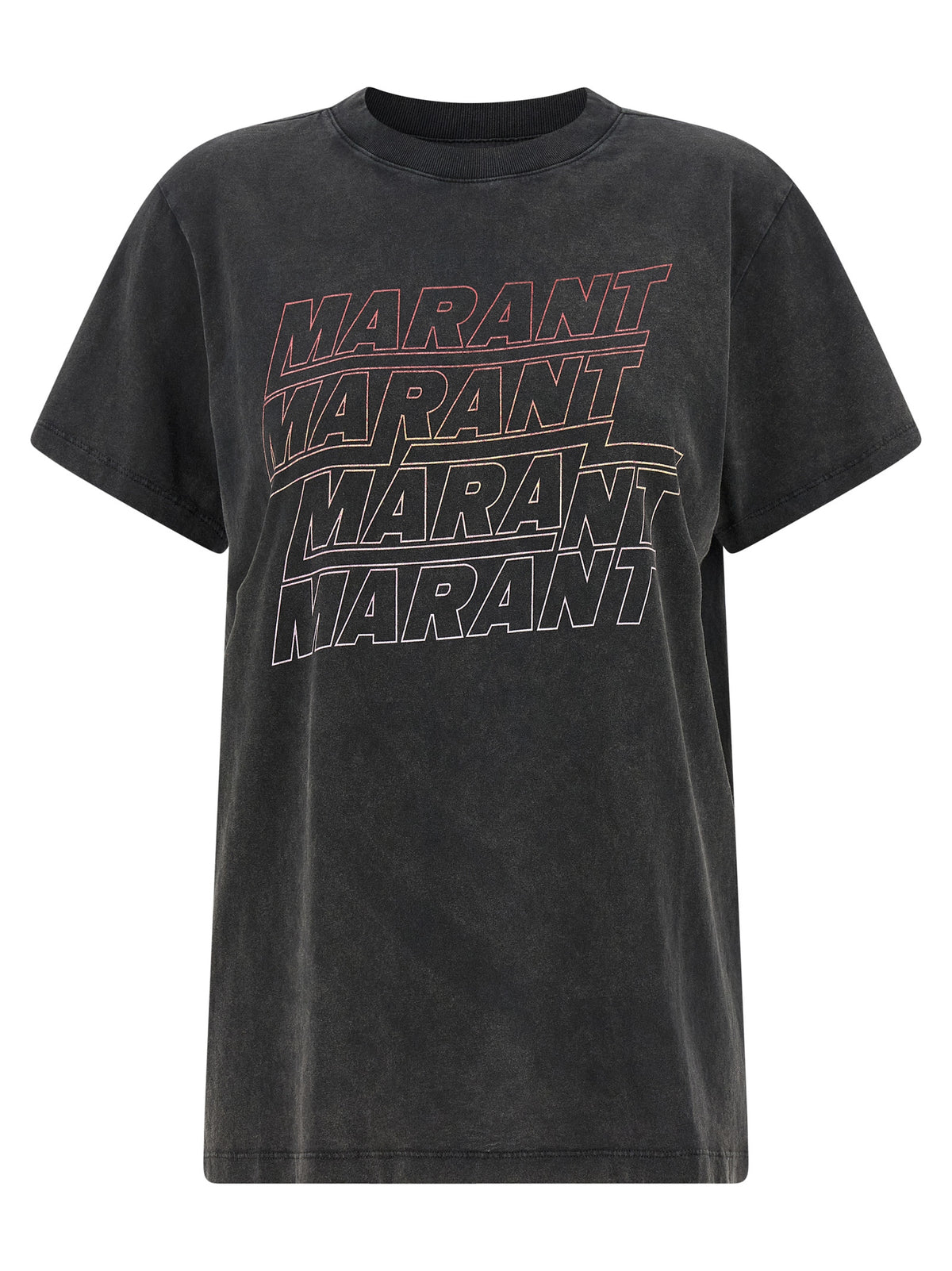 Isabel Marant Étoile Zoeline Gray Cotton T-Shirt