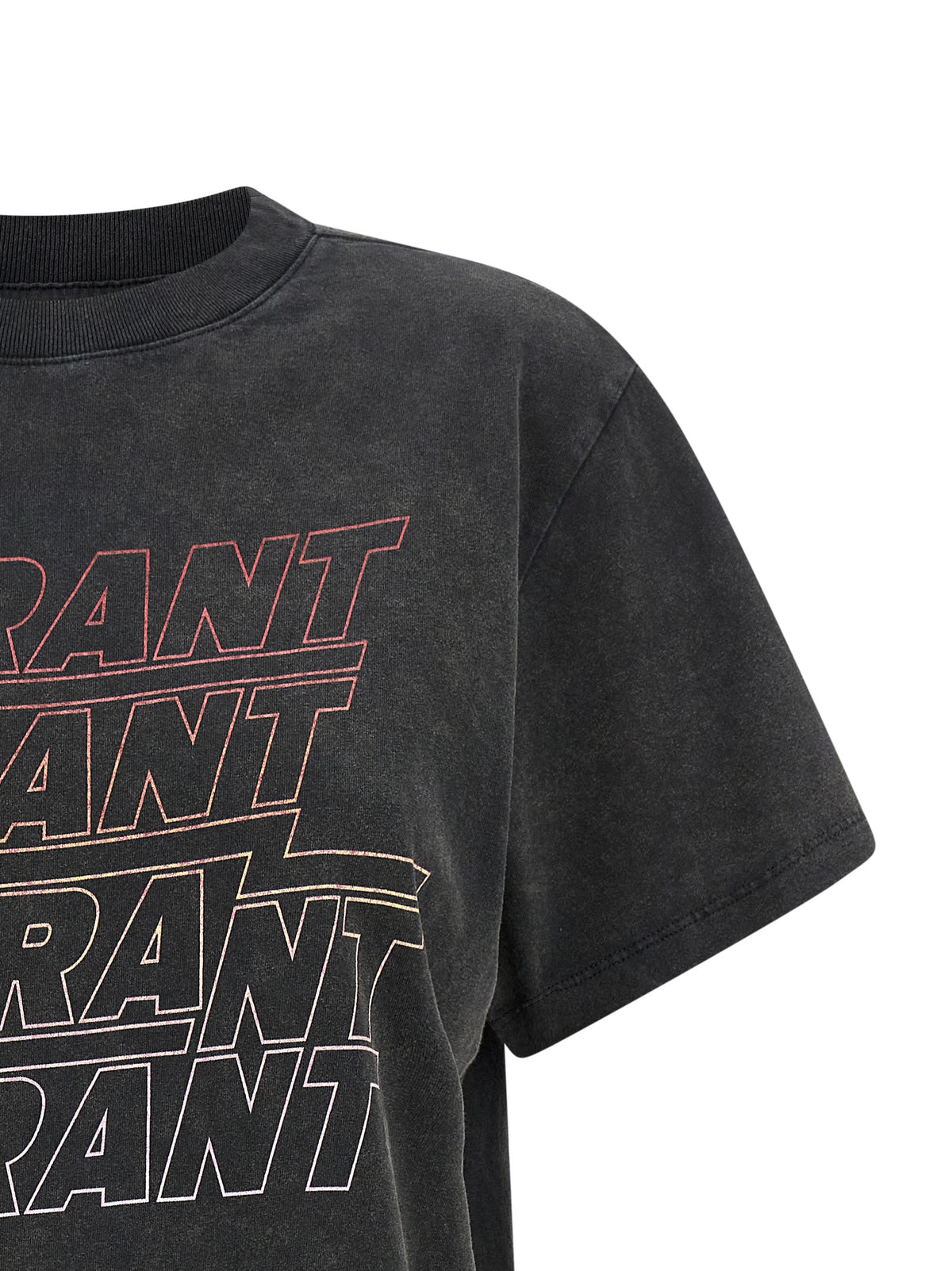 Isabel Marant Étoile Zoeline Gray Cotton T-Shirt