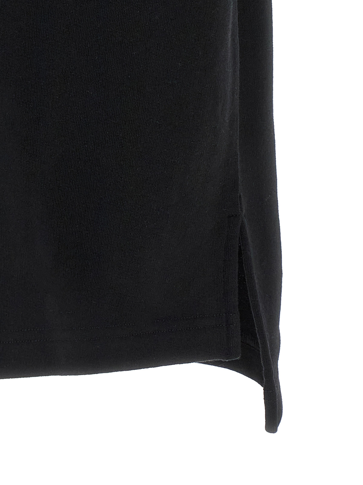 Polo noir en coton Balenciaga