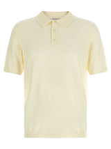 Polo Roberto Collina en Coton Beige