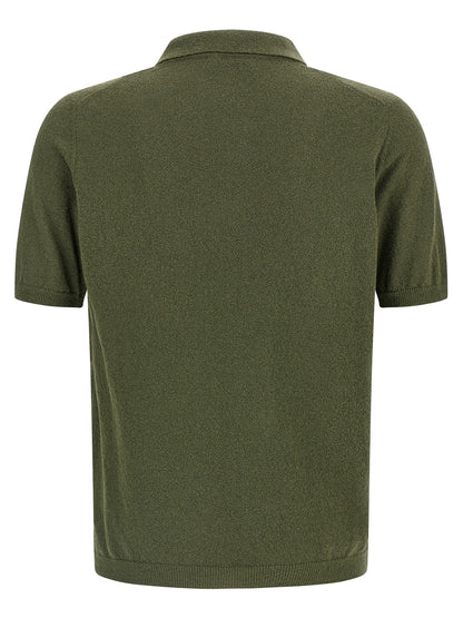 Roberto Collina Bicolor Cotton Polo Shirt