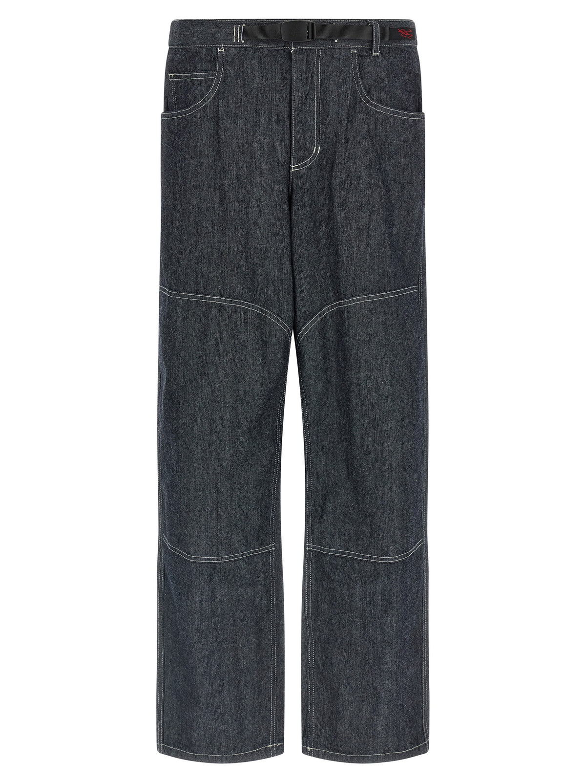 Jeans droits en coton bleu Gramicci