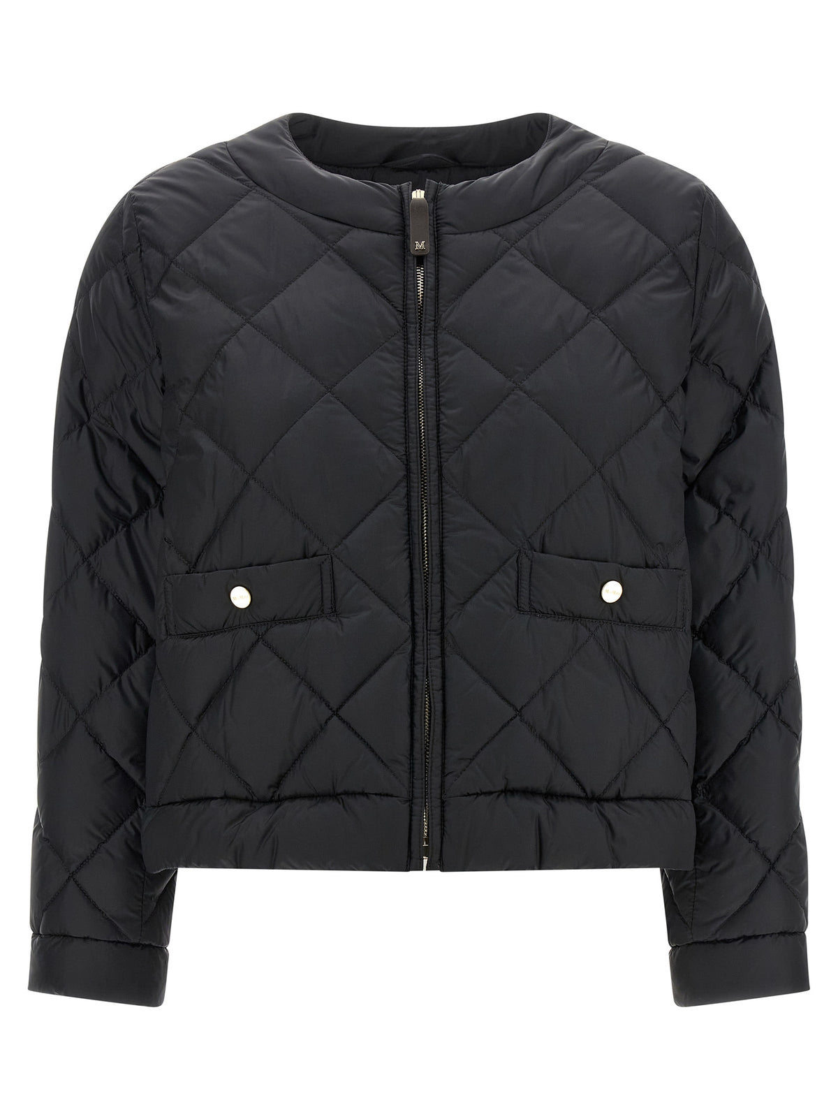 Max Mara MtcSofta Black Polyamide Full-Length Jacket
