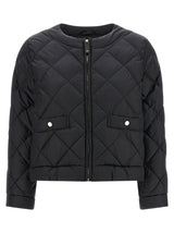 Max Mara MtcSofta Black Polyamide Full-Length Jacket