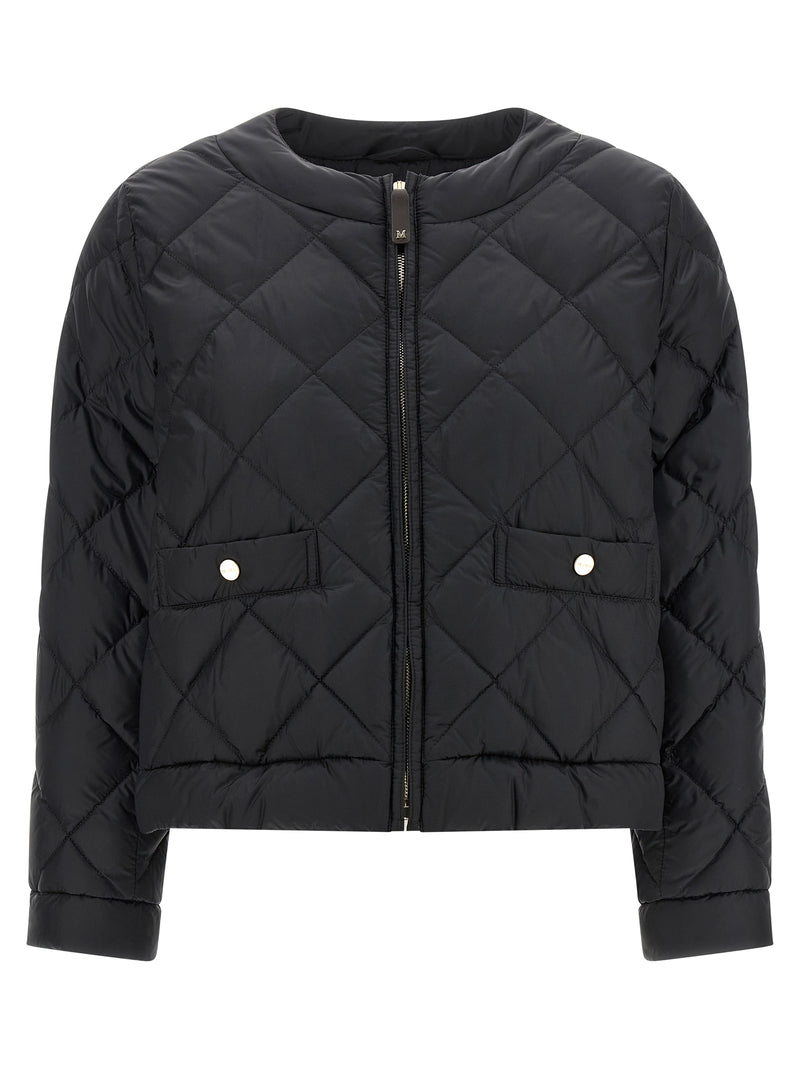 Max Mara MtcSofta Black Polyamide Full-Length Jacket