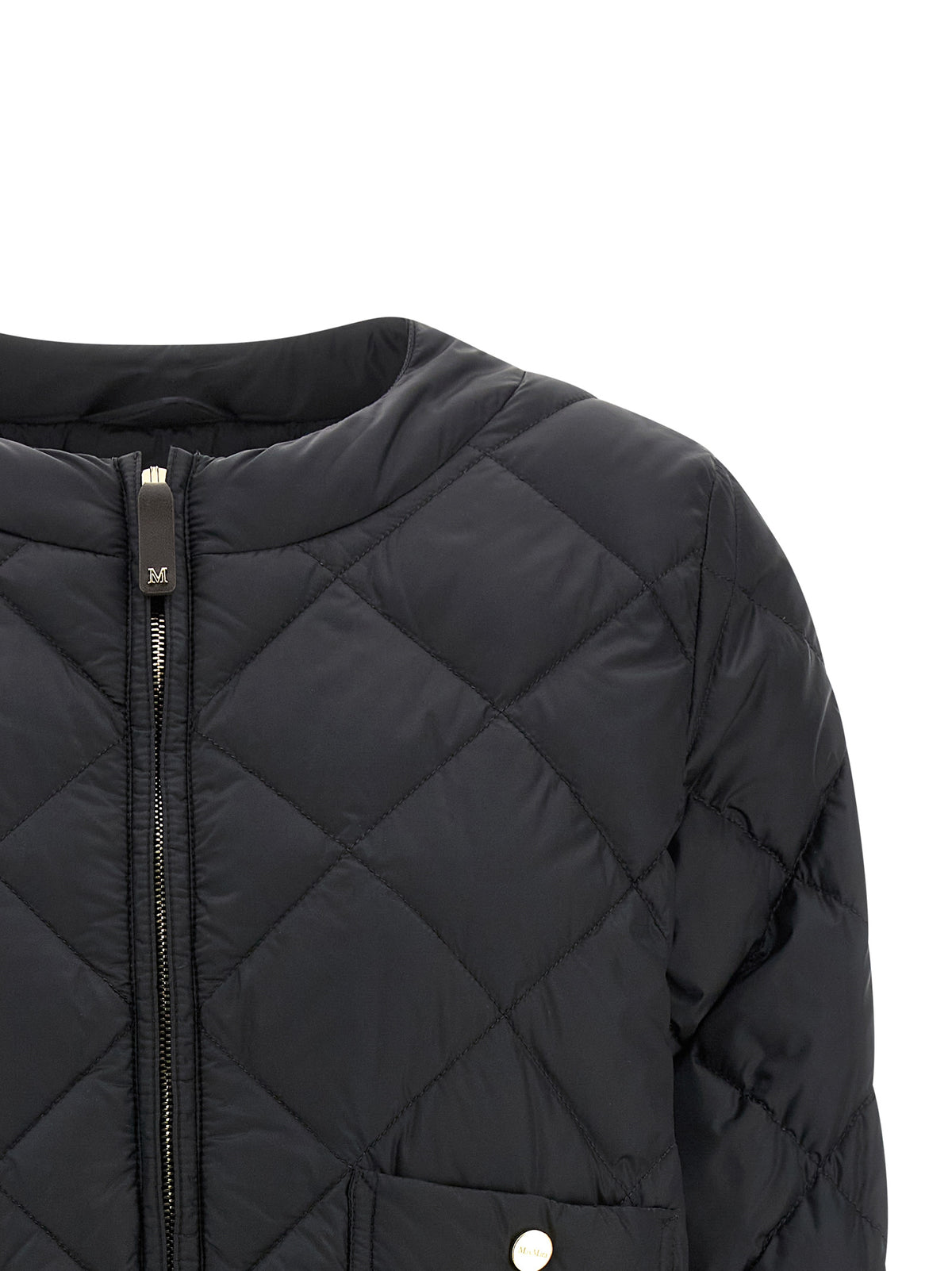 Max Mara MtcSofta Black Polyamide Full-Length Jacket