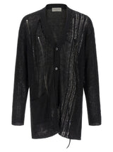 Gilet noir en lin Yohji Yamamoto