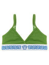 Soutien-gorge bicolore en coton Versace