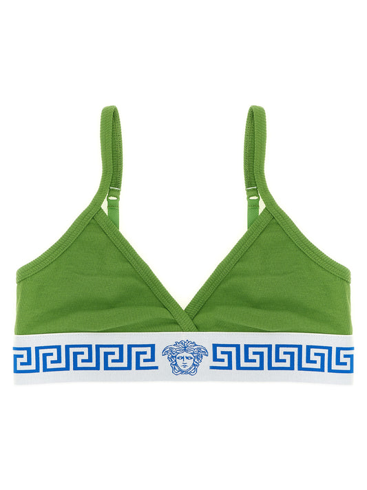 Soutien-gorge bicolore en coton Versace