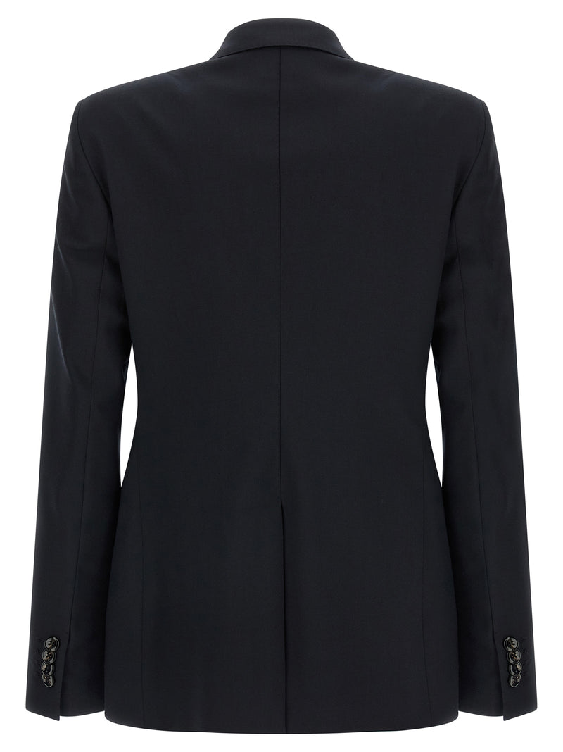 Costume deux pièces en laine vierge bleu Tagliatore