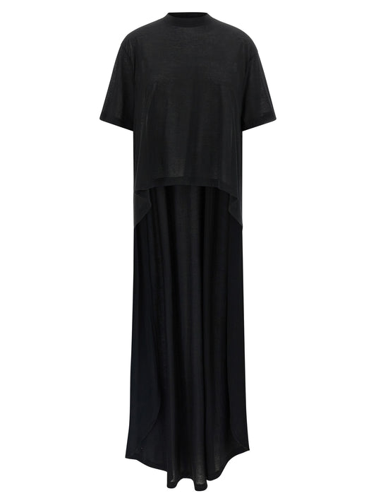 Balenciaga Black Cotton Casual Dress