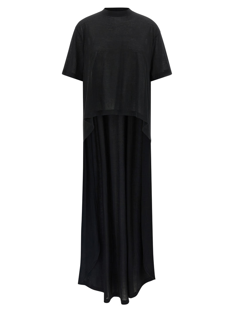 Balenciaga Black Cotton Casual Dress