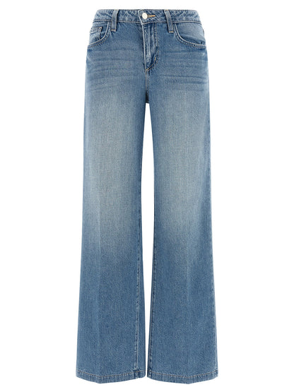 L'Agence Blue Cotton Jeans Denim