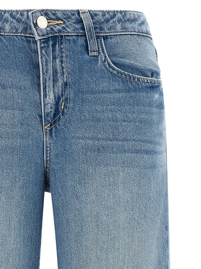 L'Agence Blue Cotton Jeans Denim
