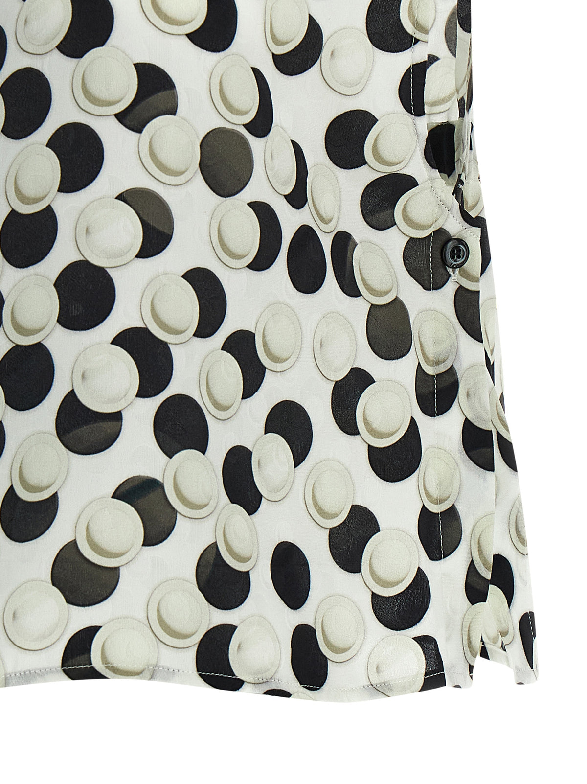 Chemise en soie à motif multicolore Fendi