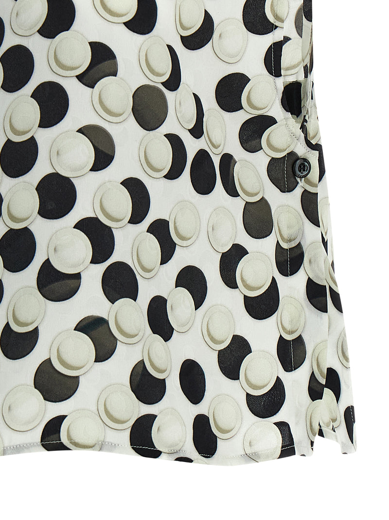 Fendi Multicolor Silk Pattern Shirt