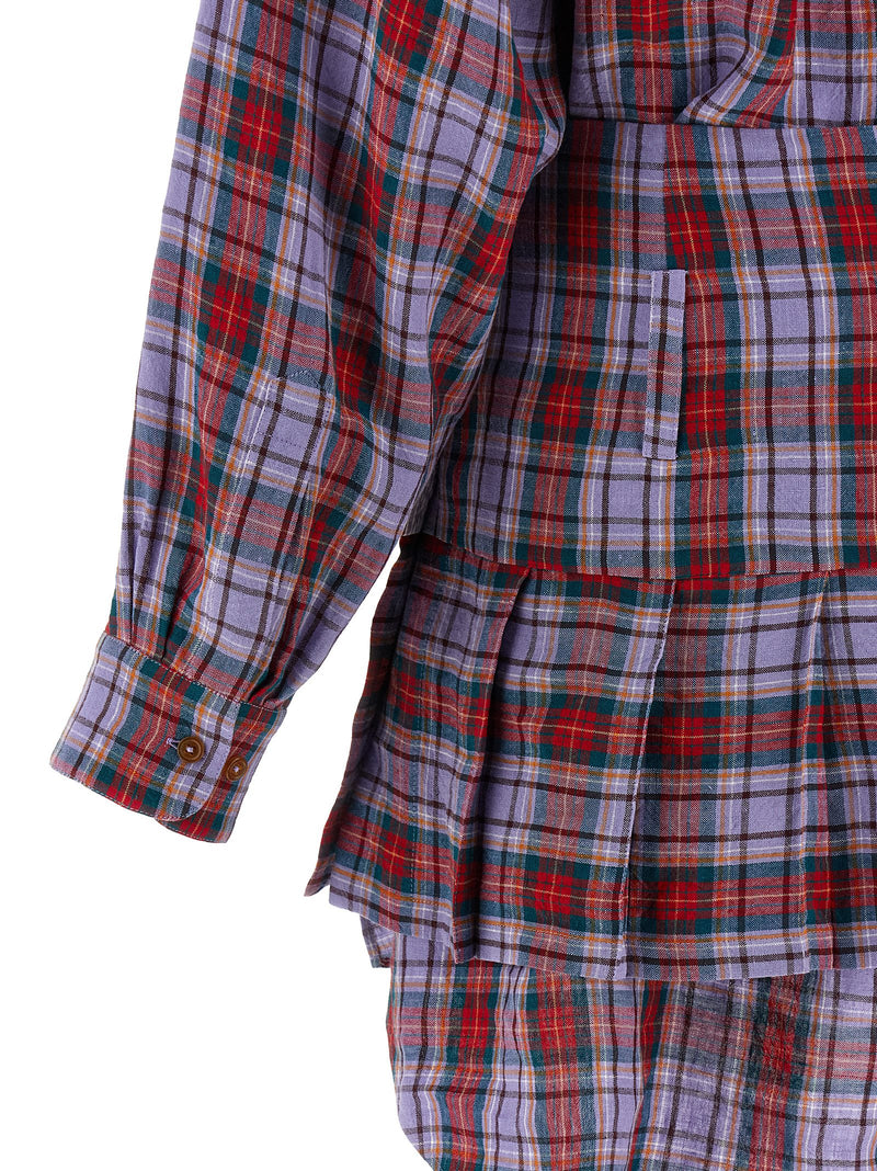 Vivienne Westwood Multicolor Linen Short Dress