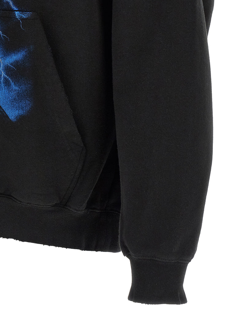 Sweat-shirt Balenciaga en coton noir