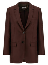 Blazer Alberto Biani en Viscose Marron