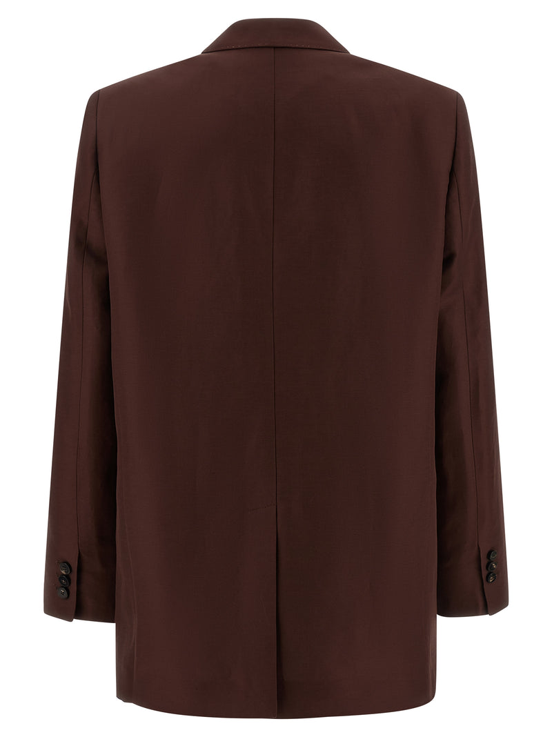Alberto Biani Brown Viscose Blazer