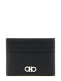 Ferragamo Black Calfskin Cardholder