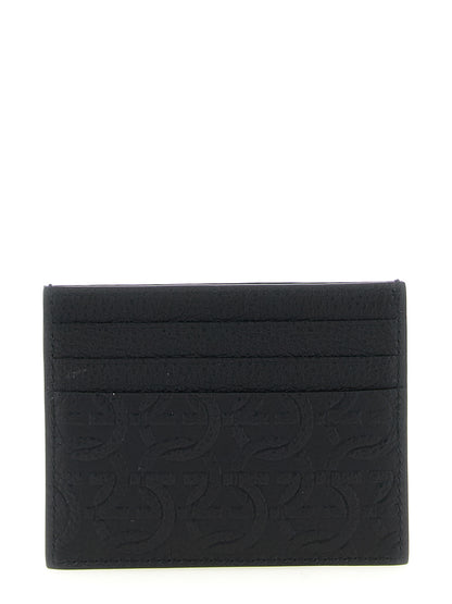 Ferragamo Black Calfskin Cardholder