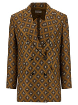 Alberto Biani Blazer en Soie Marron