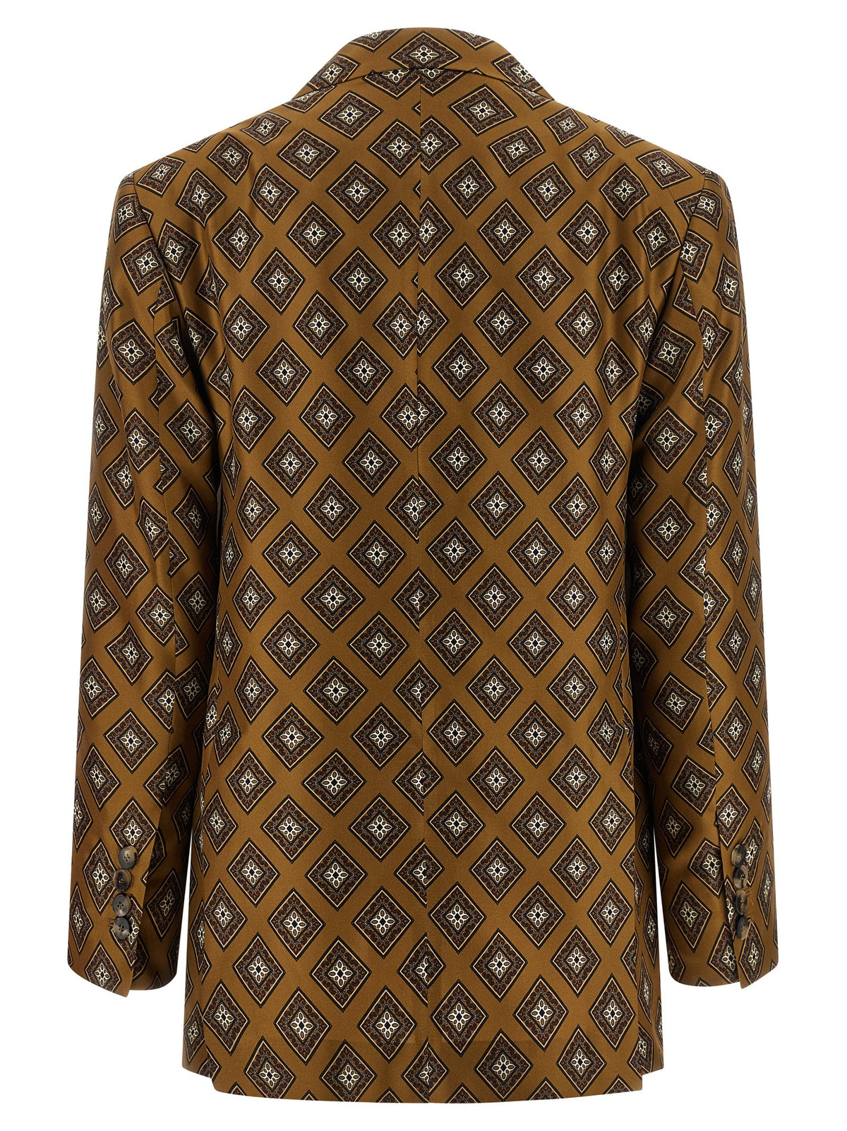 Alberto Biani Blazer en Soie Marron