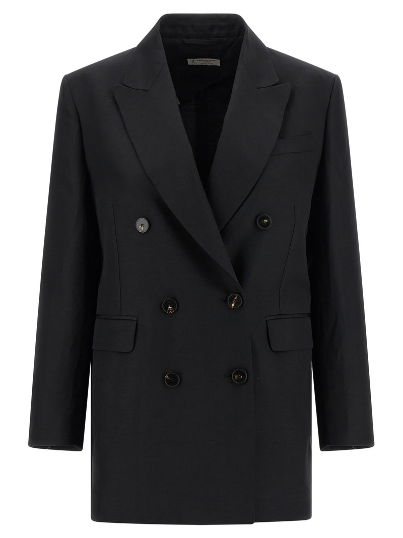 Alberto Biani Black Viscose Blazer