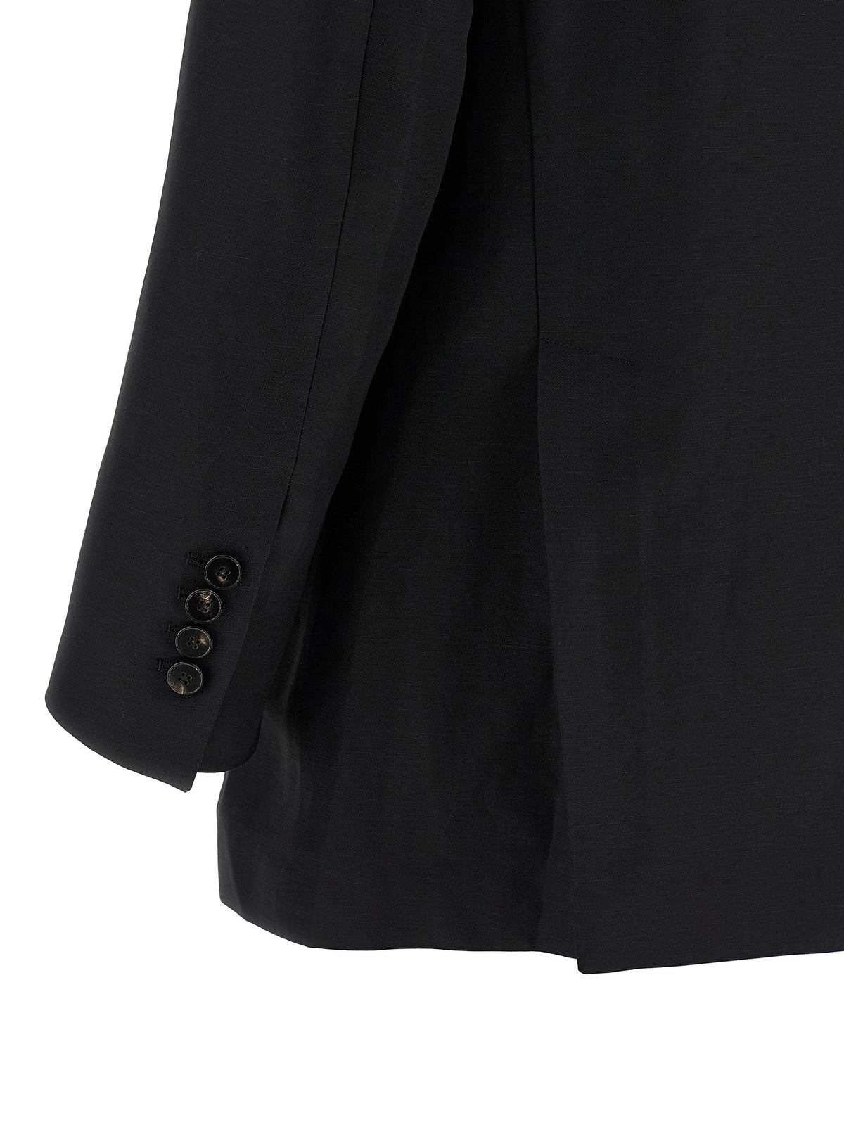Veste blazer noire Alberto Biani en viscose