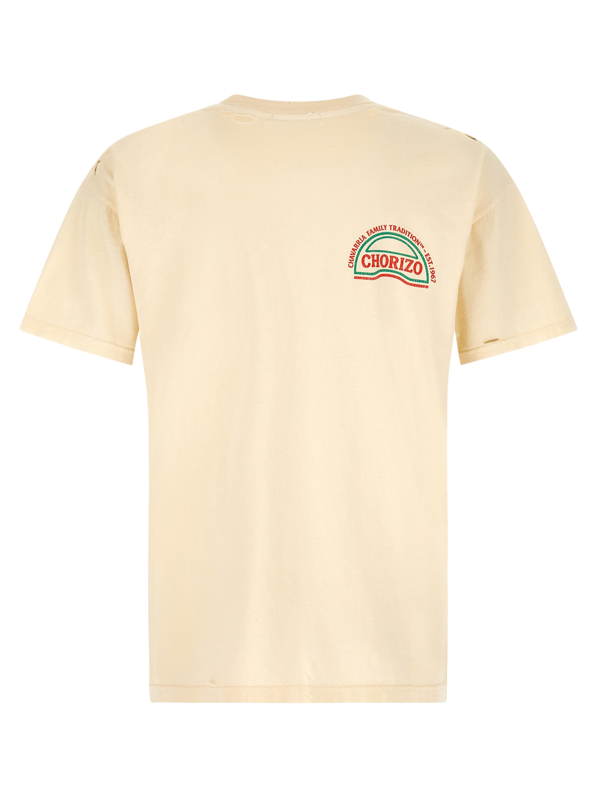 WILLY CHAVARRIA Beige Cotton T-Shirt