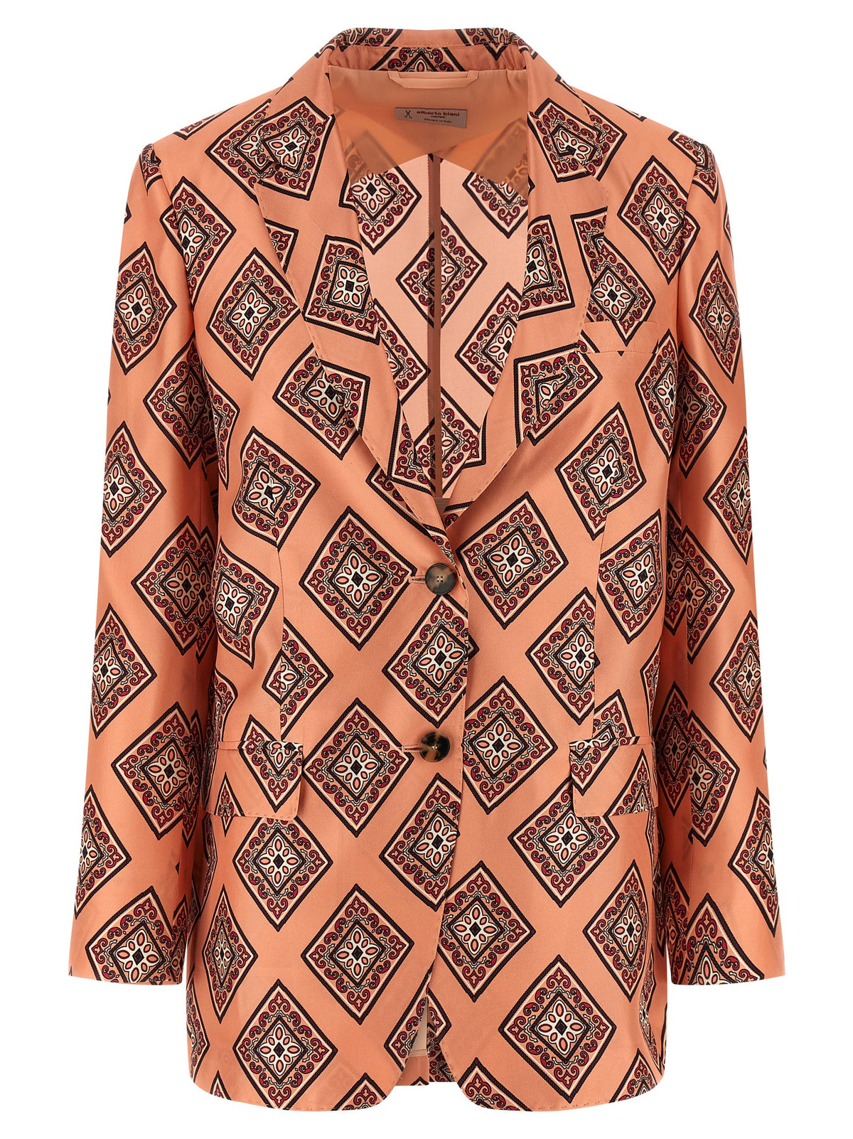 Blazer en soie multicolore Alberto Biani