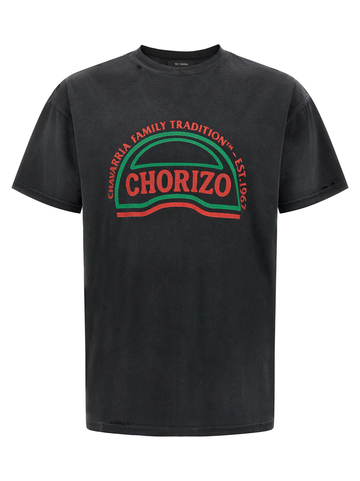 WILLY CHAVARRIA Black Cotton T-Shirt