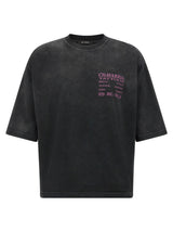 T-shirt en coton noir WILLY CHAVARRIA