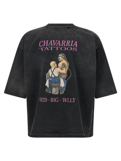 WILLY CHAVARRIA Black Cotton T-Shirt