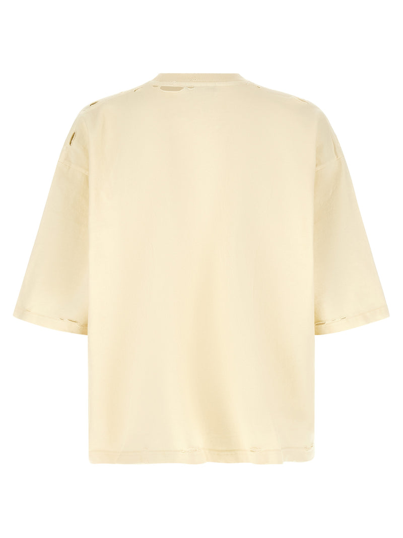 WILLY CHAVARRIA Beige Cotton T-Shirt