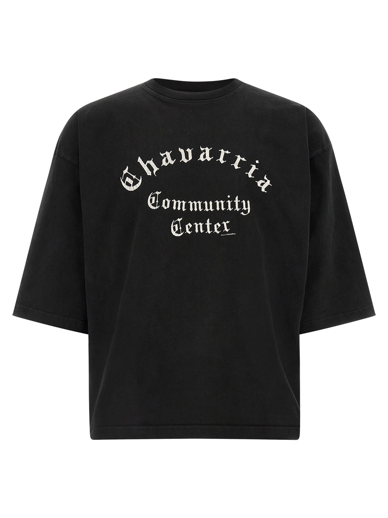 WILLY CHAVARRIA Black Cotton T-Shirt for Men