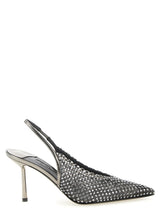 LE SILLA Escarpins gris en polyester à talon haut