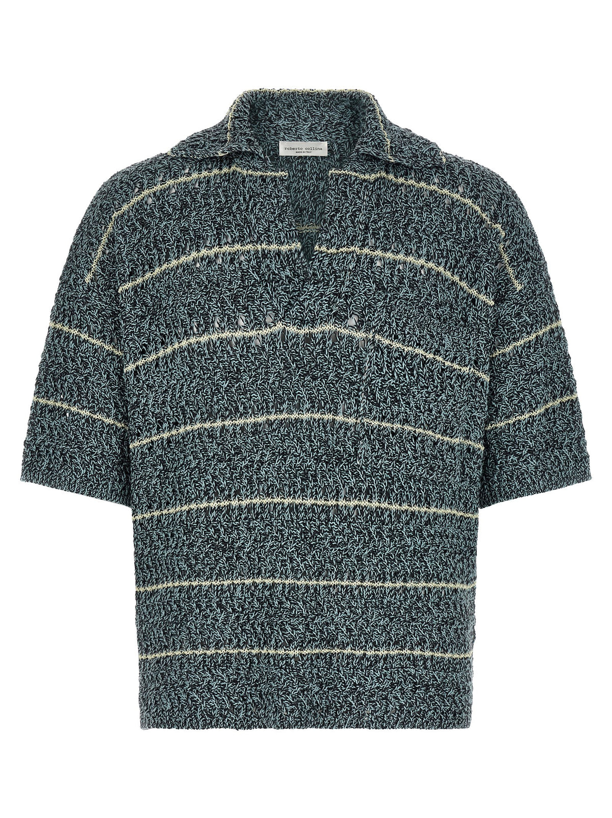 Polo en coton multicolore Roberto Collina