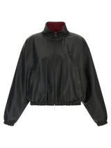Balenciaga Black Lamb Leather Reversible Jacket