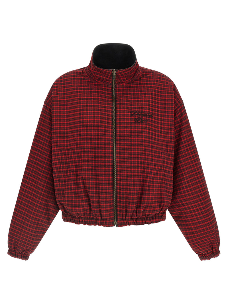 Balenciaga Black Lamb Leather Reversible Jacket