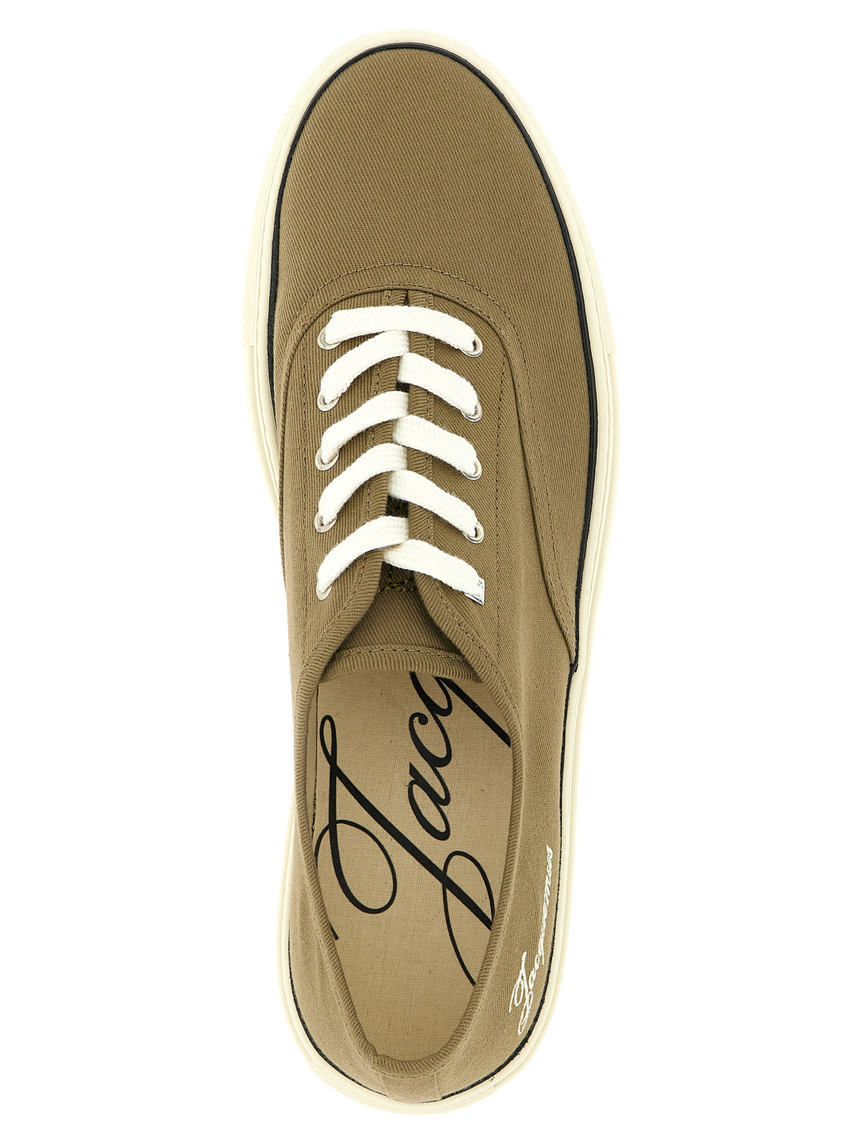 Jacquemus Baskets basses bicolores en coton