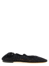 Ballerines noires en polyester ODISSI