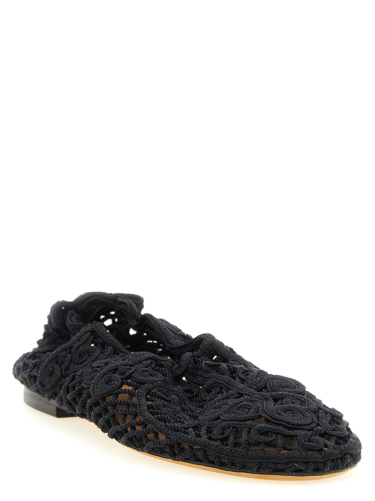 Ballerines noires en polyester ODISSI