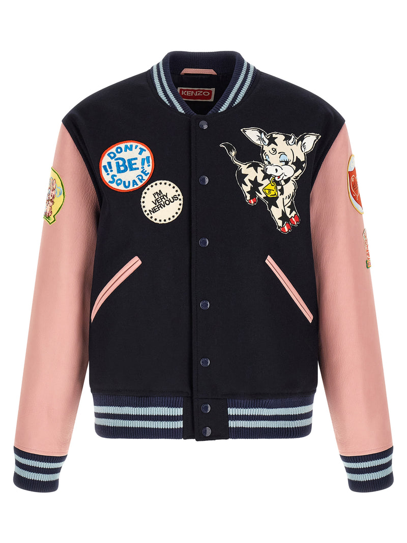 Bomber Kenzo en laine multicolore