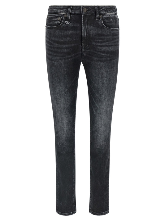 Jean en denim de coton noir R13