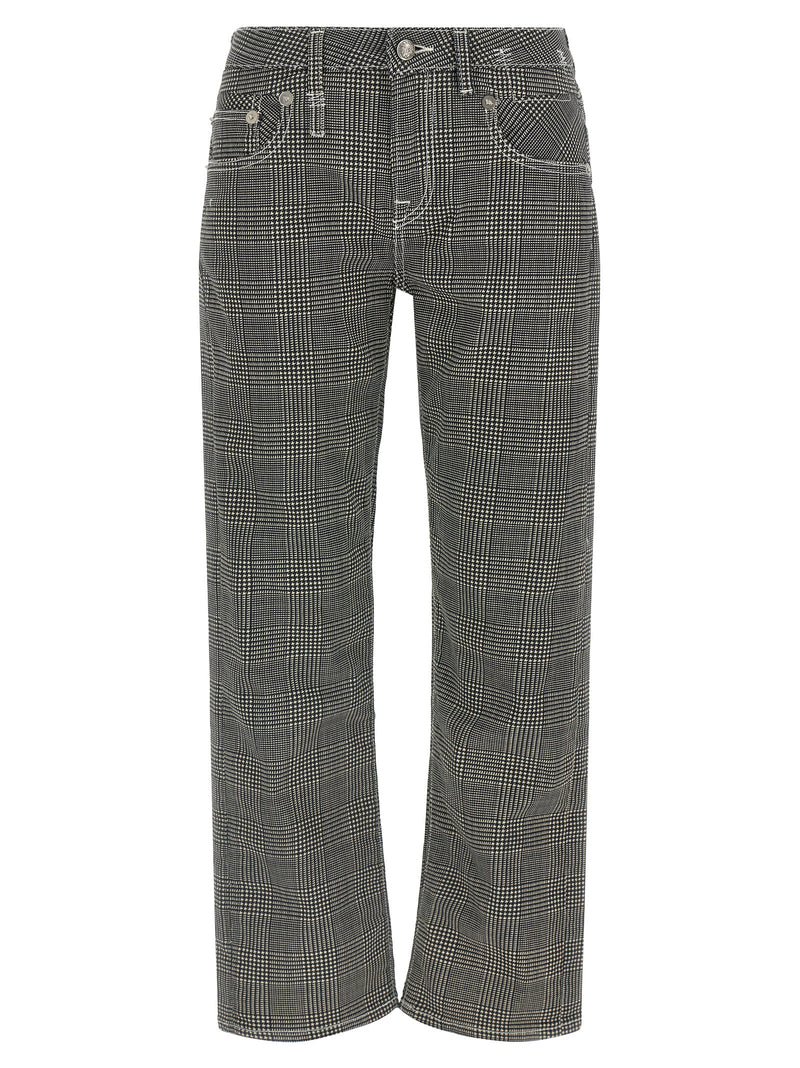 R13 Bicolor Cotton Casual Pants