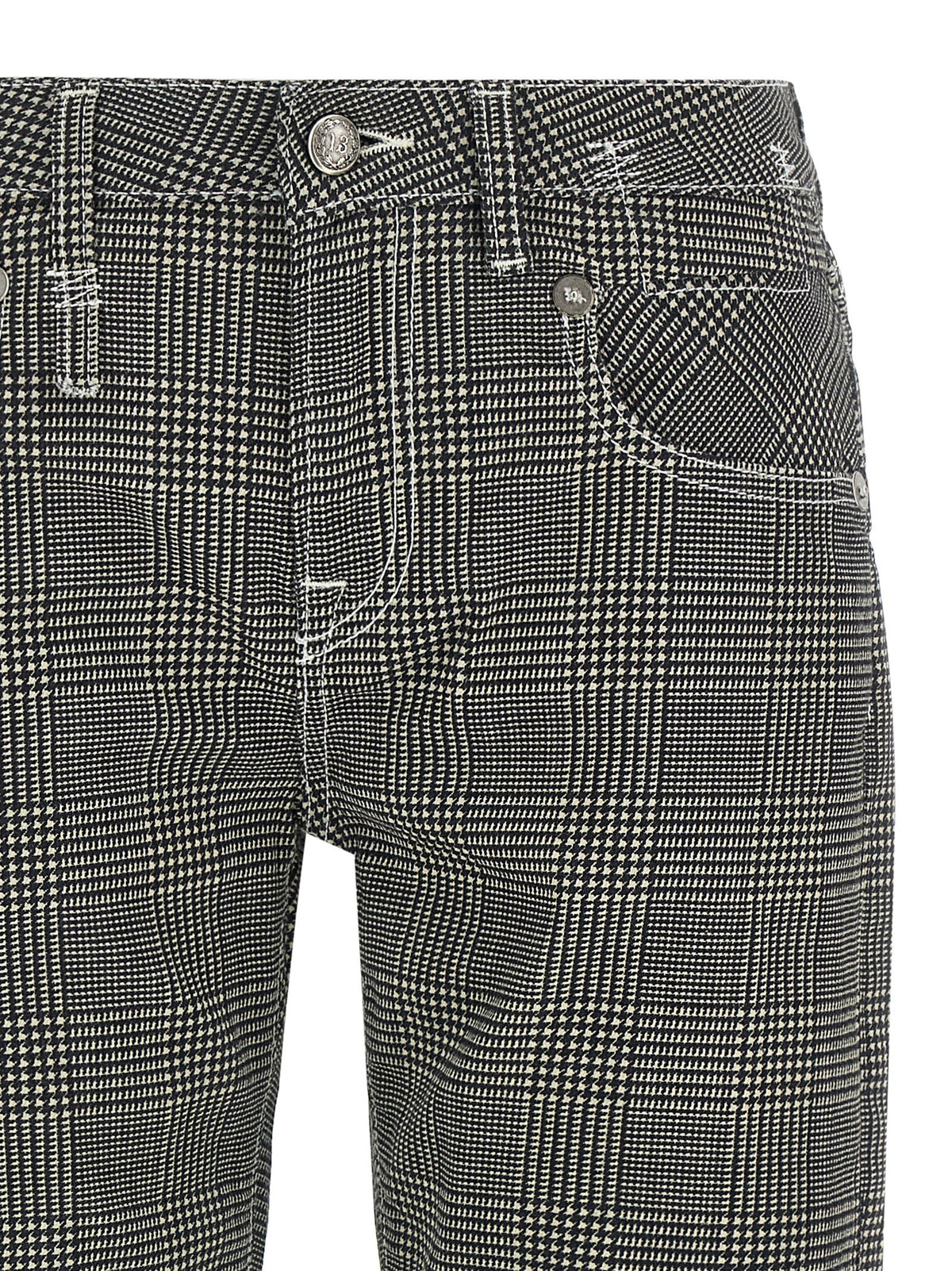 Pantalon décontracté bicolore en coton R13