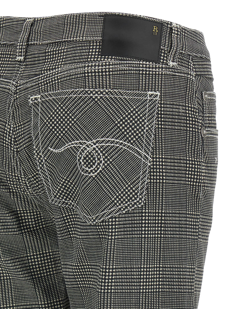 R13 Bicolor Cotton Casual Pants