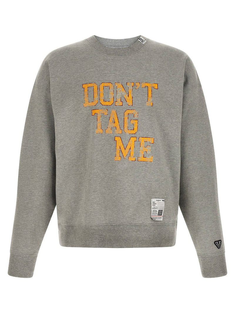 Maison Mihara Yasuhiro Gray Cotton Sweatshirt